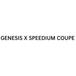 GENESIS X SPEEDIUM COUPE