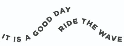 IT IS A GOOD DAY RIDE THE WAVE — UAE trademark in Class 16
