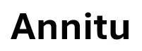 Annitu — UAE trademark, Class 18, No. 478977