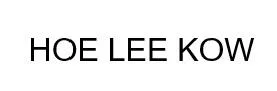 HOE LEE KOW — UAE trademark in Class 43