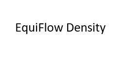 EquiFlow Density