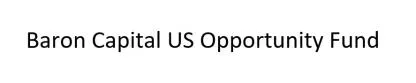 Baron Capital US Opportunity Fund — UAE trademark in Class 36