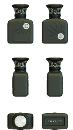 CUNZITE - شكل ثلاثي الأبعاد لغرشة العطر