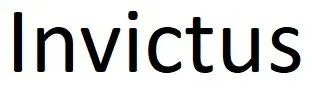 Invictus