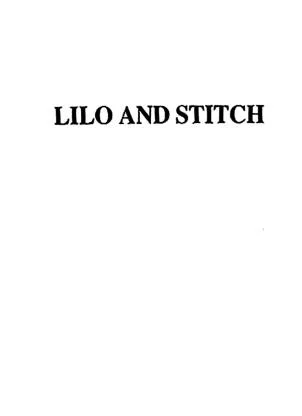 LILO AND STITCH