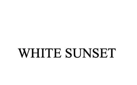 white sunset