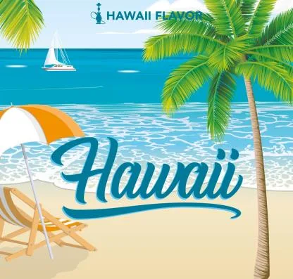Hawaii HAWAII FLAVOR — UAE trademark, Class 34, No. 374442