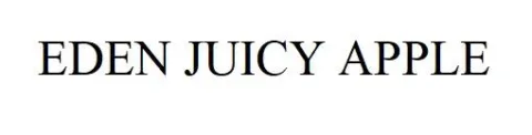 EDEN JUICY APPLE — UAE trademark in Class 3