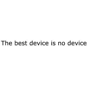The best device is no device — UAE trademark in Class 42
