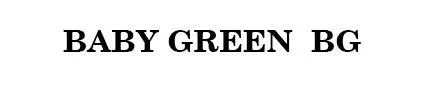 BABY GREEN BG