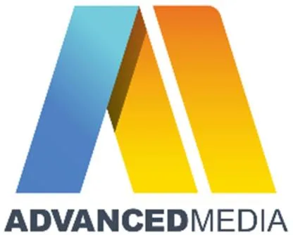 مع شعار AMT ADVANCED MEDIA