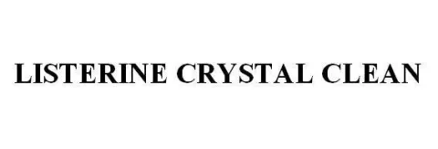 listerine crystal clean