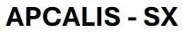 APCALIS - SX — UAE trademark, Class 5, No. 462258