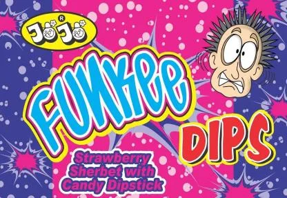 FUNKEE DIPS JoJo – Strawberry Sherbet with Candy Dipstick