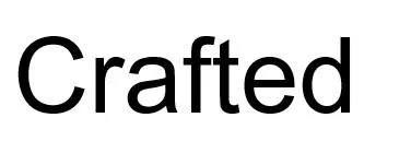 Crafted — UAE trademark in Class 3
