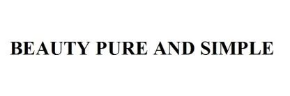 BEAUTY PURE AND SIMPLE — UAE trademark in Class 3