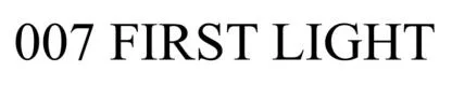 007 FIRST LIGHT — UAE trademark in Class 42