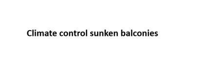 Climate control sunken balconies — UAE trademark in Class 36