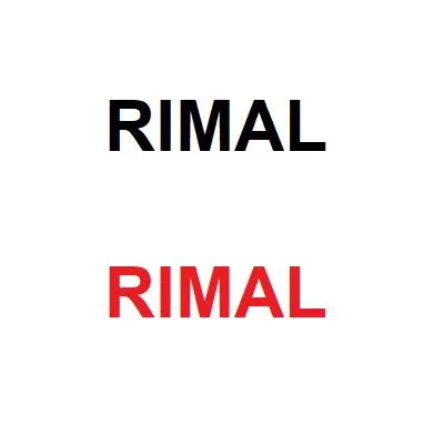 RIMAL — UAE trademark, Class 34, No. 398684