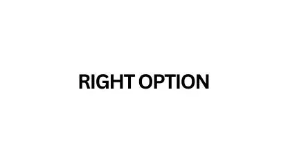 RIGHT OPTION — UAE trademark, Class 35, No. 473040