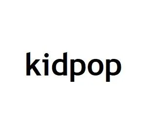 kidpop — UAE trademark, Class 12, No. 460136