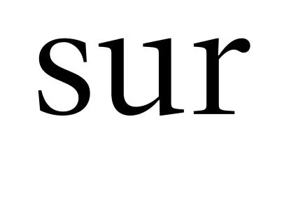 sur