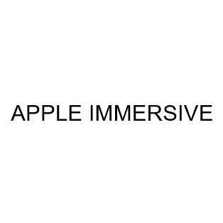 APPLE IMMERSIVE — UAE trademark in Class 42