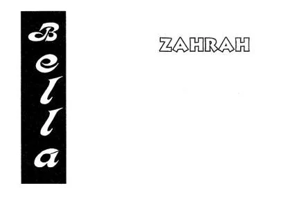 BELLA ZAHRAH — UAE trademark