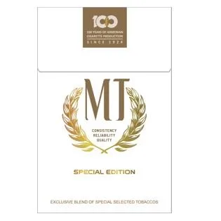100 YEARS OF ARMENIAN CIGARETTE PRODUCTION SINCE 1924 MT CONSISTENCY RELIABILITY QUALITY SPECIAL EDITION EXCLUSIVE BLEND OF SPECIAL SELECTED TOBACCOS & Device — UAE trademark in Class 34
