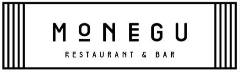 MONEGU RESTAURAN T BAR مع شعار