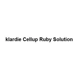 klardie Cellup Ruby Solution — UAE trademark in Class 3