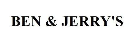 BEN & JERRY'S — UAE trademark in Class 43