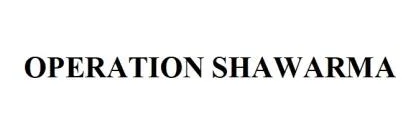 OPERATION SHAWARMA — UAE trademark in Class 43