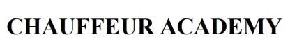 CHAUFFEUR ACADEMY