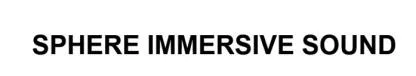 SPHERE IMMERSIVE SOUND — UAE trademark in Class 9