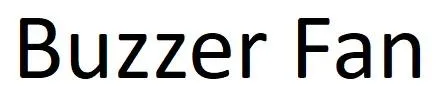 Buzzer Fan