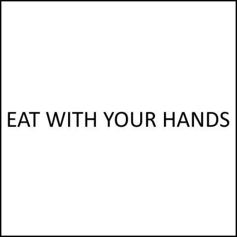 EAT WITH YOUR HANDS — UAE trademark in Class 43