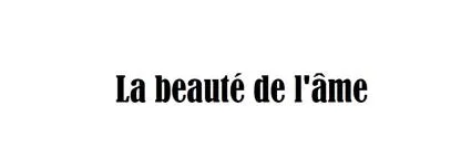 La beaute de lame