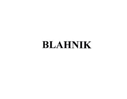 BLAHNIK