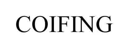 COIFING — UAE trademark, Class 25, No. 478204