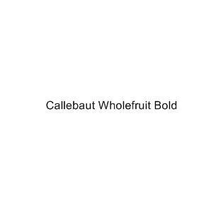 Callebaut Wholefruit Bold