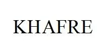 KHAFRE — UAE trademark, Class 34, No. 481793