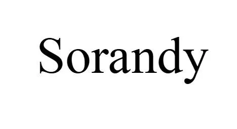 Sorandy — UAE trademark, Class 9, No. 417412