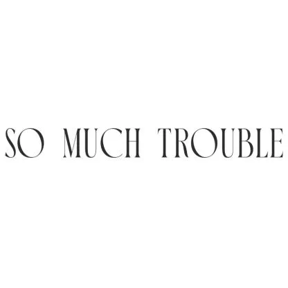 SO MUCH TROUBLE