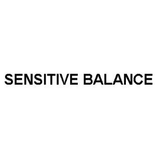 SENSITIVE BALANCE